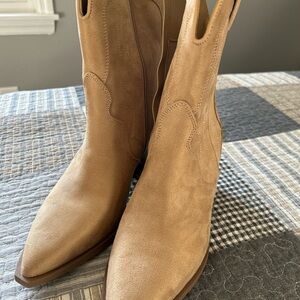 Target Tan Ankle Booties